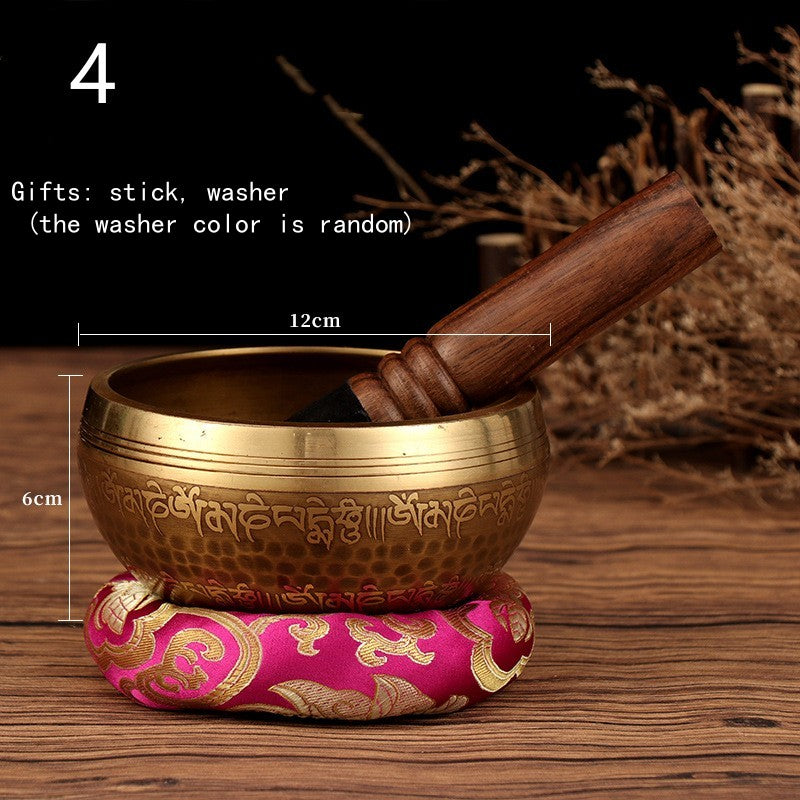 Handmade Buddha Sound Bowl Ring Pad - Mindful Transformation