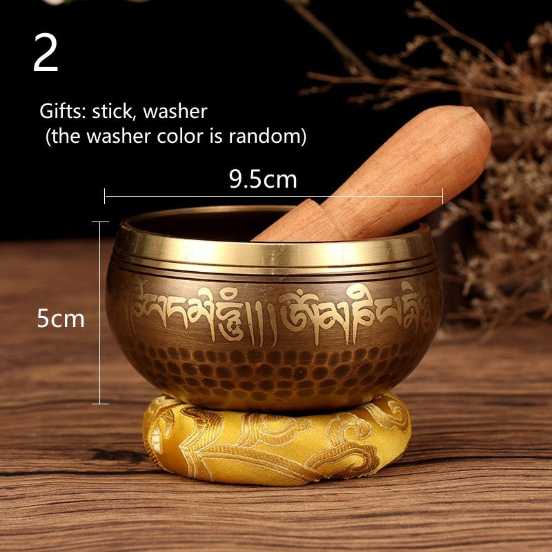 Handmade Buddha Sound Bowl Ring Pad - Mindful Transformation