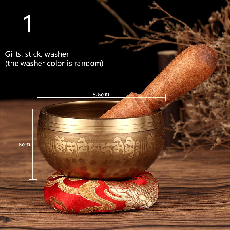 Handmade Buddha Sound Bowl Ring Pad - Mindful Transformation
