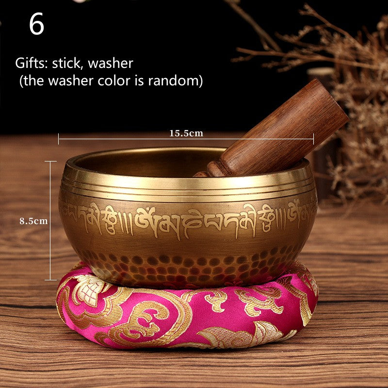 Handmade Buddha Sound Bowl Ring Pad - Mindful Transformation