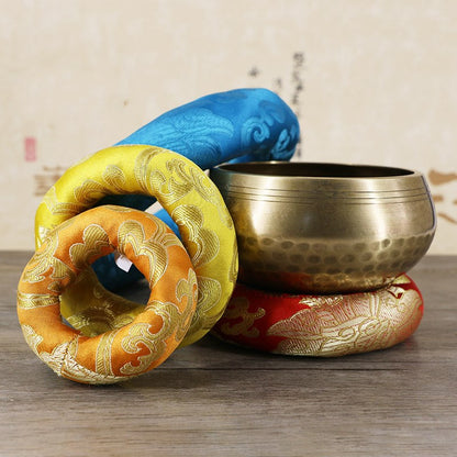 Tibetan Singing Bowl Cushion - Mindful Transformation