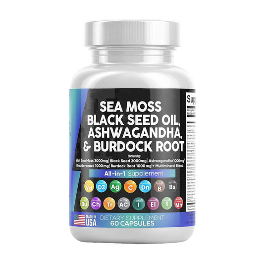 Sea Moss 3000mg Black Seed Oil