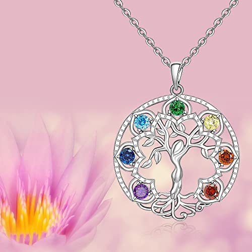 Hollowed-out Tree Of Life Micro Rhinestone Clavicle Chain - Mindful Transformation